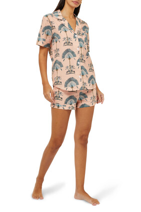Ravenala Short-Sleeve Pajama Set